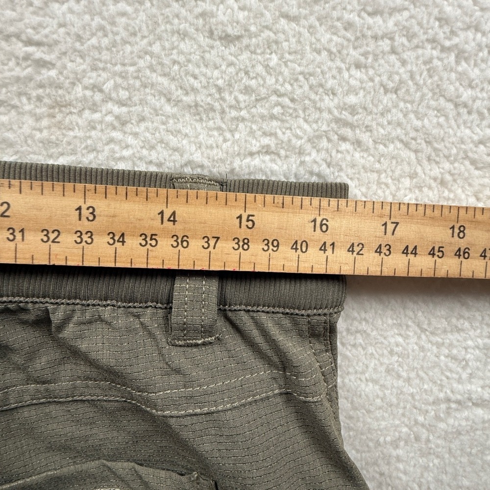 KUHL Women Pants Hiking Zip Pockets Drawstring Pockets 17S Olive Green sz 12 - Picture 4 of 8